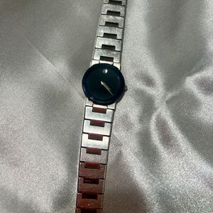 Movado Museum Collection Women's Stainless Steel Link Bracelet Watch orig $1200